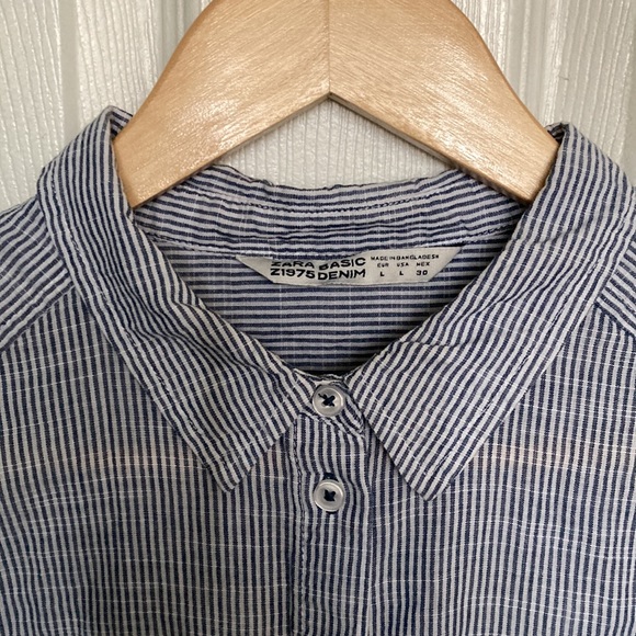 Zara seersucker pattern tunic dress - Picture 3 of 4